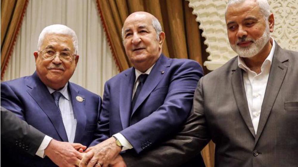 Palestinian president, Hamas chief meet for first time in years
