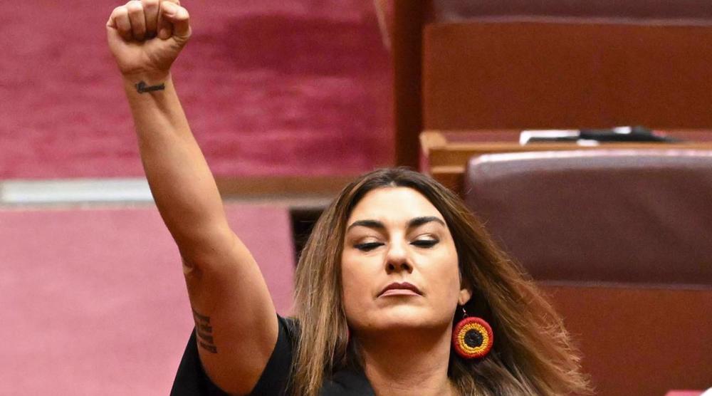 Australian senator dubs British queen 'colonizer' while taking oath of office
