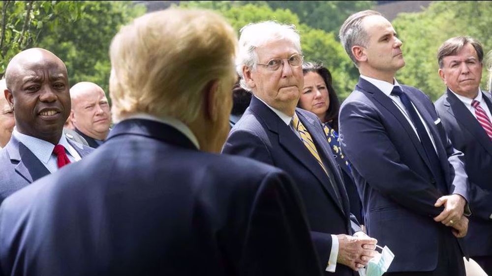 Trump accuses McConnell of being a ‘pawn for the Democrats'