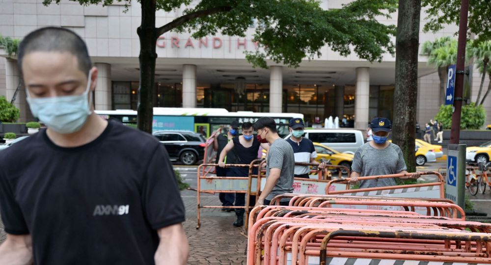 People protest Pelosi's visit in Chinese Taipei