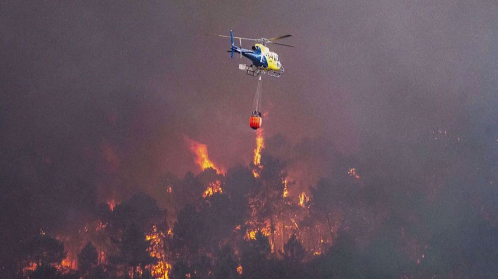 Wildfires erupt in central Spain amid heatwave