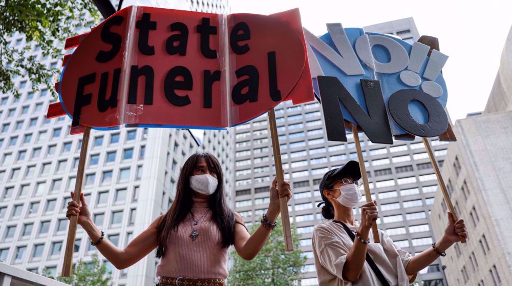 Japan holds state funeral for divisive slain PM Shinzo Abe amid protests