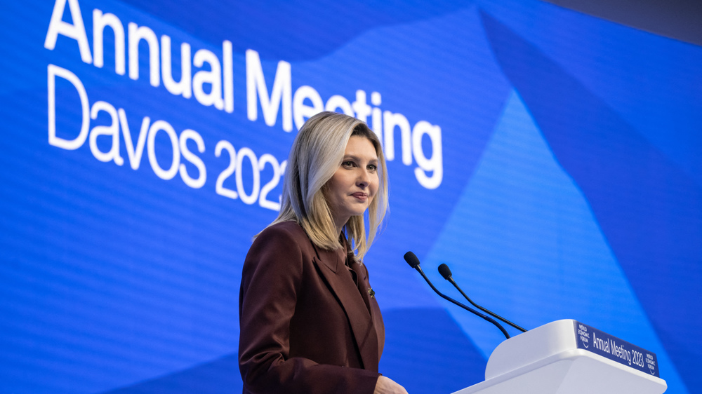 In Davos, Ukraine urges world leaders to intensify war assistance