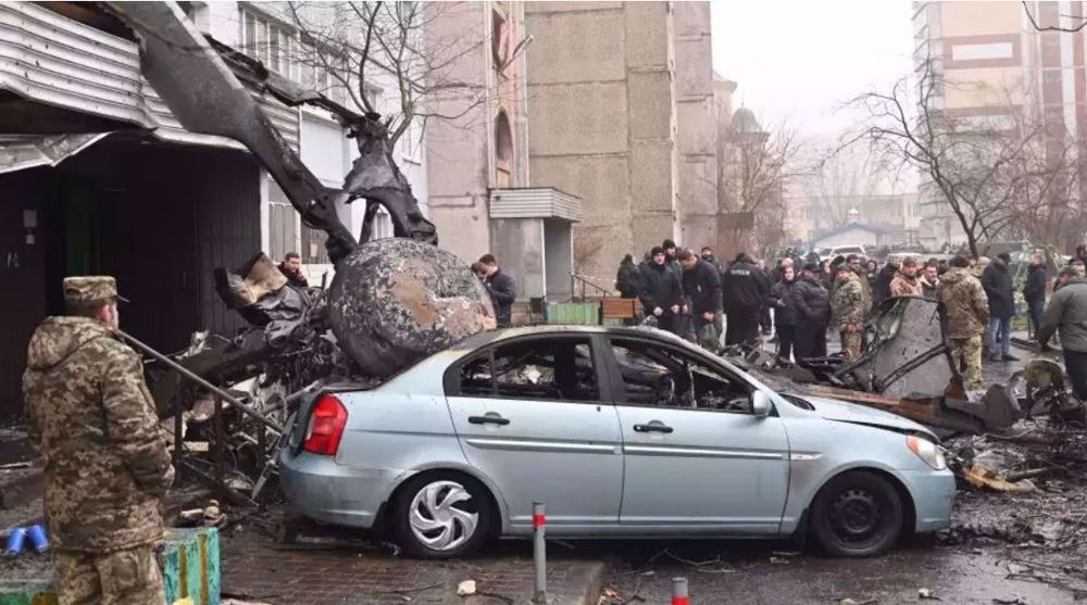 Ukraine: un crash d'hélicoptère fait 18 morts 
