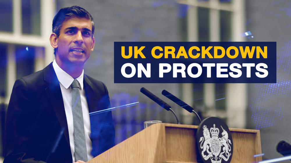 UK crackdown on protesters