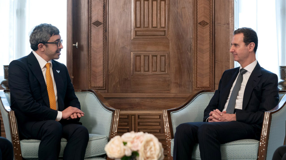 UAE-Syria detente: Emirati FM meets with President Assad in Damascus
