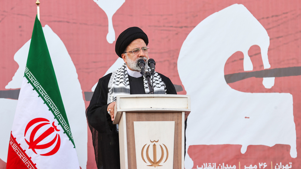 Every drop of Palestinian blood brings Israel closer to downfall: Raeisi 