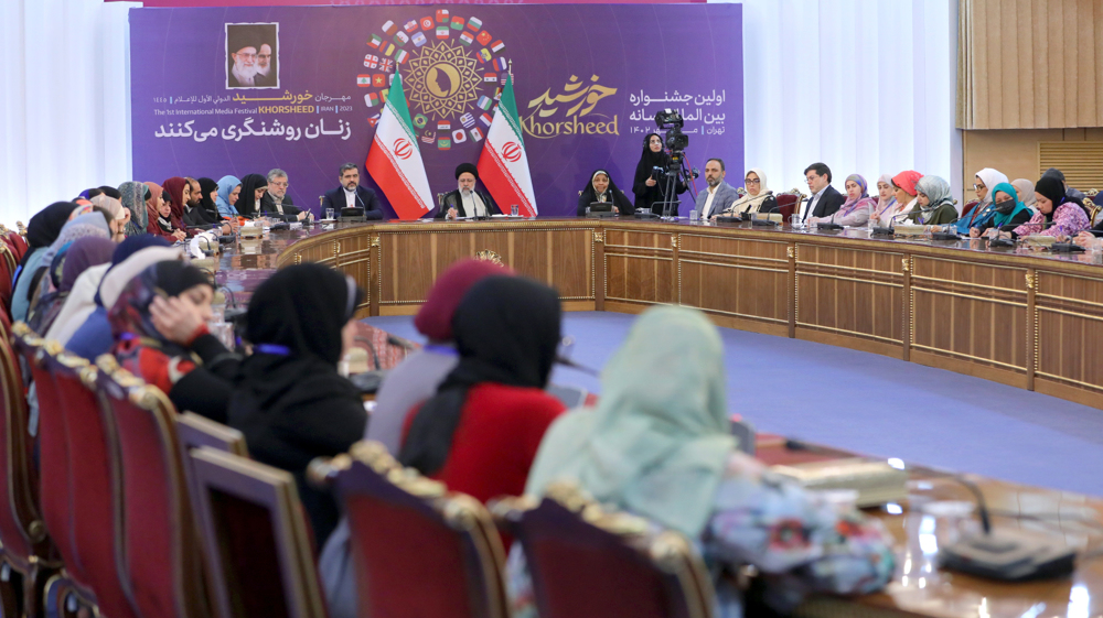 President Raeisi: West violates rights of women, uses them as tool 
