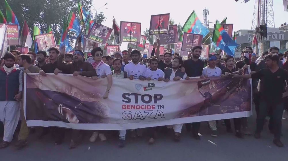 Pakistani students condemn US, West for supporting Israel amid deadly Gaza war 