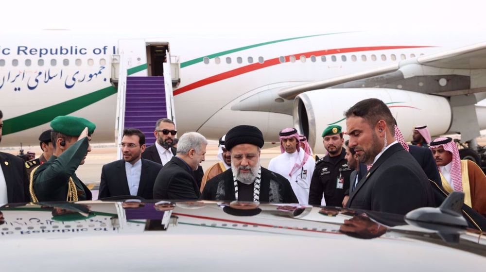 On first Saudi visit for OIC summit, Raeisi says US stonewalling Gaza ceasefire