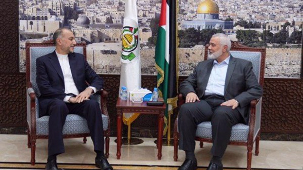 Iranian FM, Hamas chief meet ahead of Gaza ceasefire 
