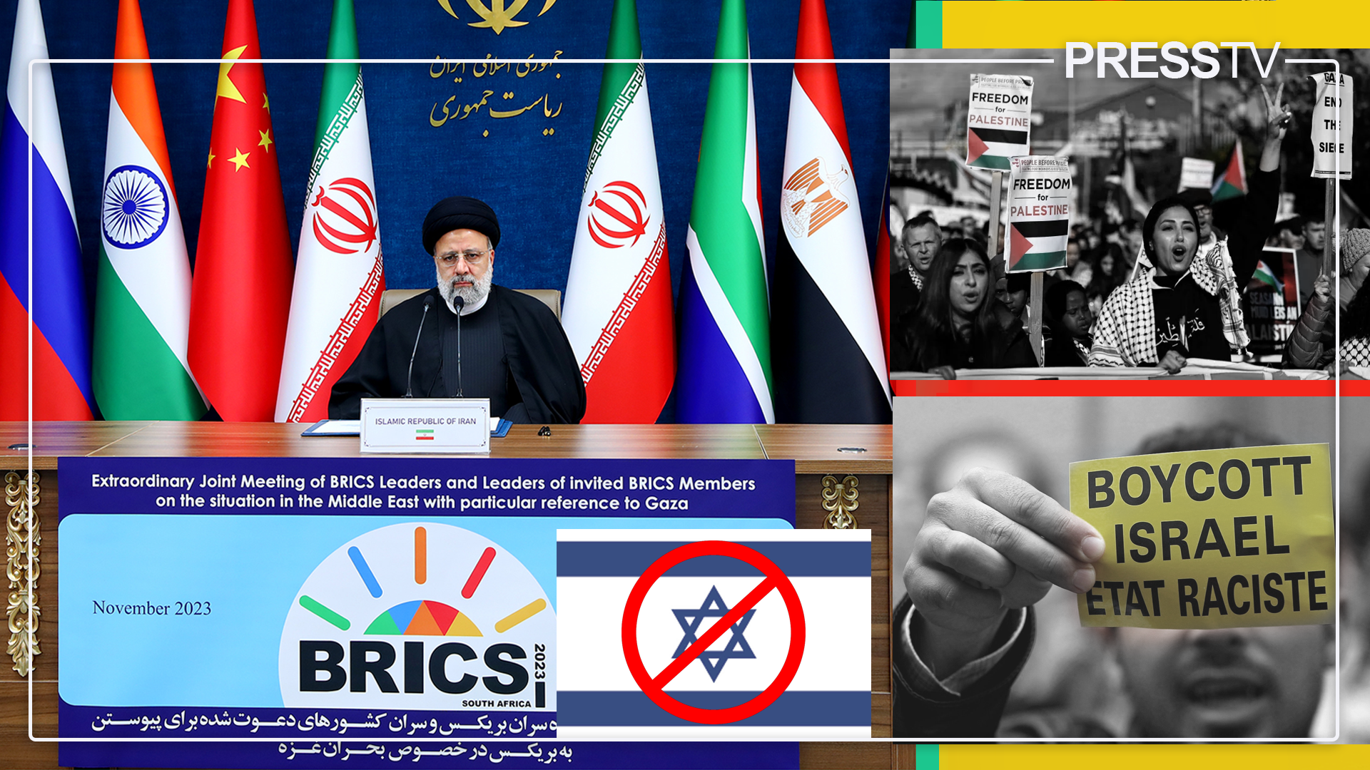 As proposed by Iran, BRICS can change power equations in favor of Palestine