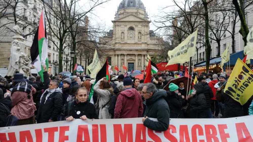 Paris: manifestation en solidarité avec Gaza 
