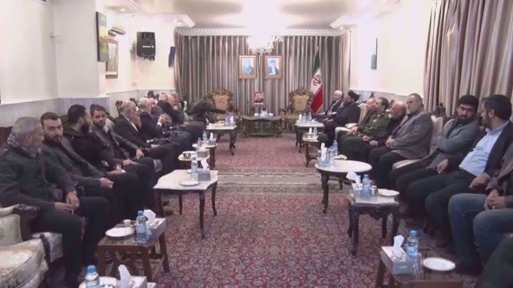 L'ambassade d'Iran à Damas organise une réunion de condoléances pour le martyr Moussavi