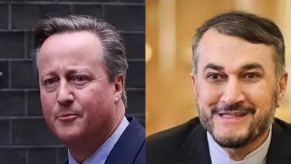 Iran FM condemns West’s silence on Gaza genocide in phone call with UK counterpart