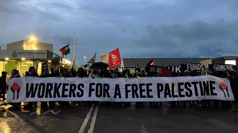 Workers worldwide urged to block Israeli ships as Gaza genocide escalates