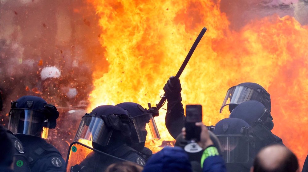 Mass protests across France against Macron's pension reforms