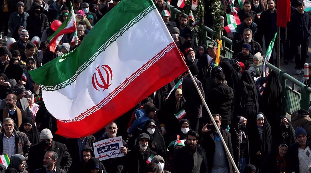 Iranians in Tehran mark 44th anniversary of Islamic Revolution in great show of solidarity