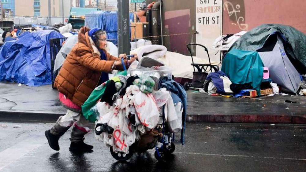 Rampant homelessness in the United States of America