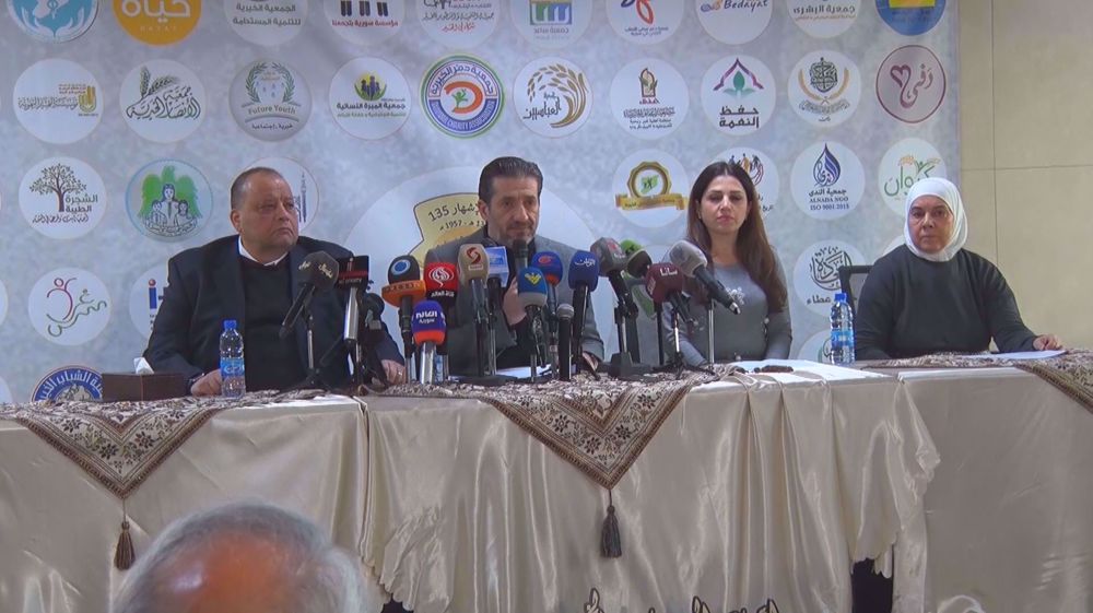 Syrians call for lifting of Western sanctions