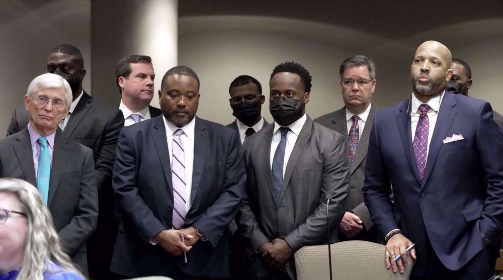 Ex-US police officers charged over Black man's killing plead not guilty