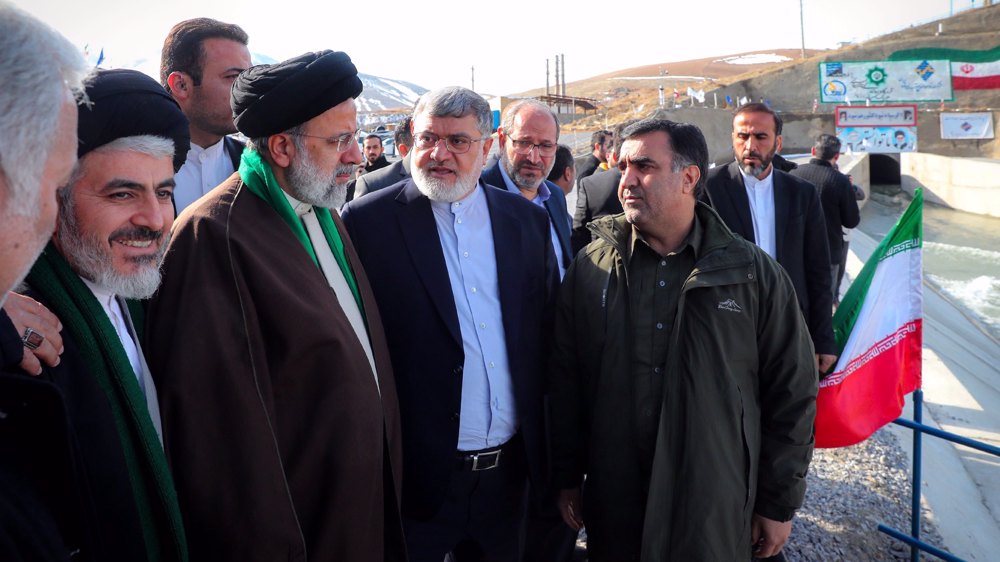 Raeisi inaugurates mega water transfer project to save shrinking Lake Urmia