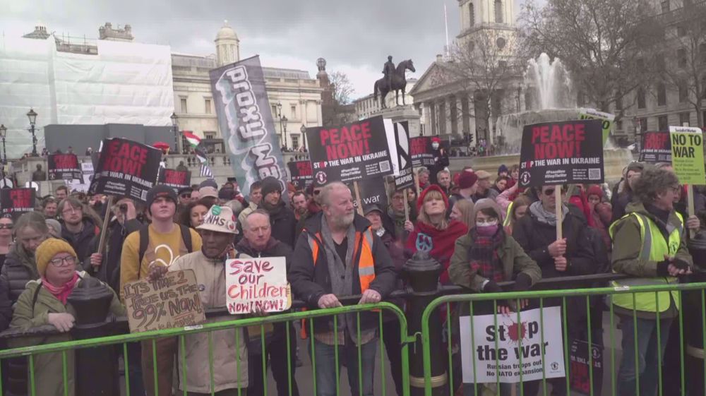 No to NATO demo in London on Ukraine anniversary