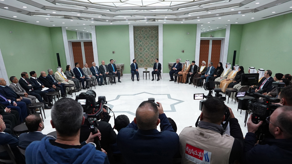 Syria’s Assad receives Arab parliamentary delegation in Damascus