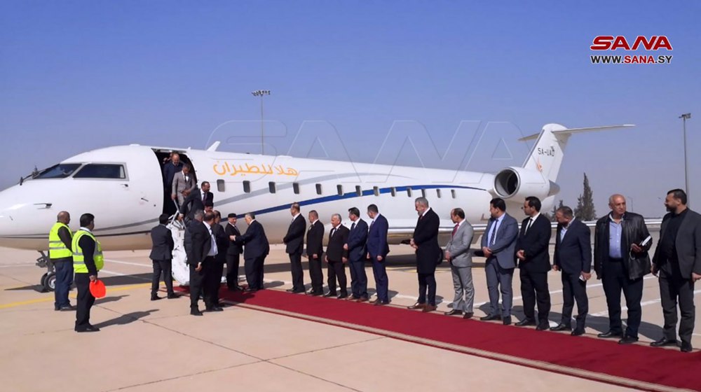Arab parliament speakers in Syrian capital in unprecedented visit
