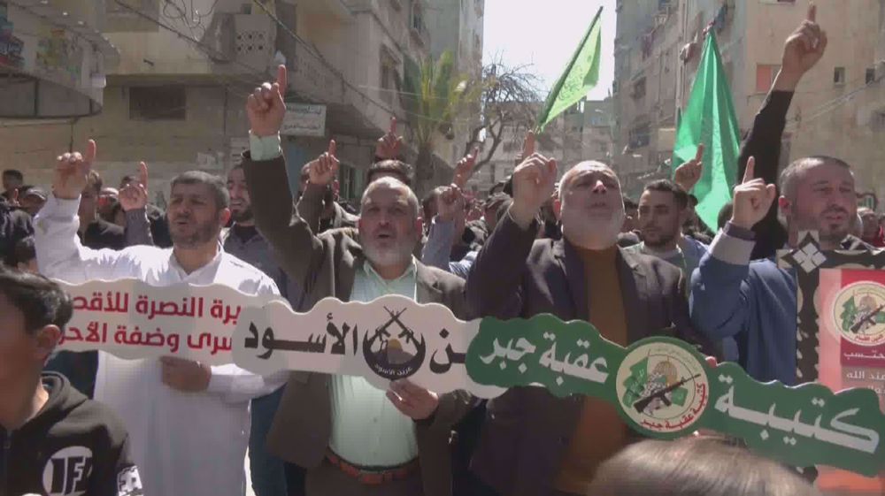 Gazans decry Israeli violations, voice solidarity with Palestinians