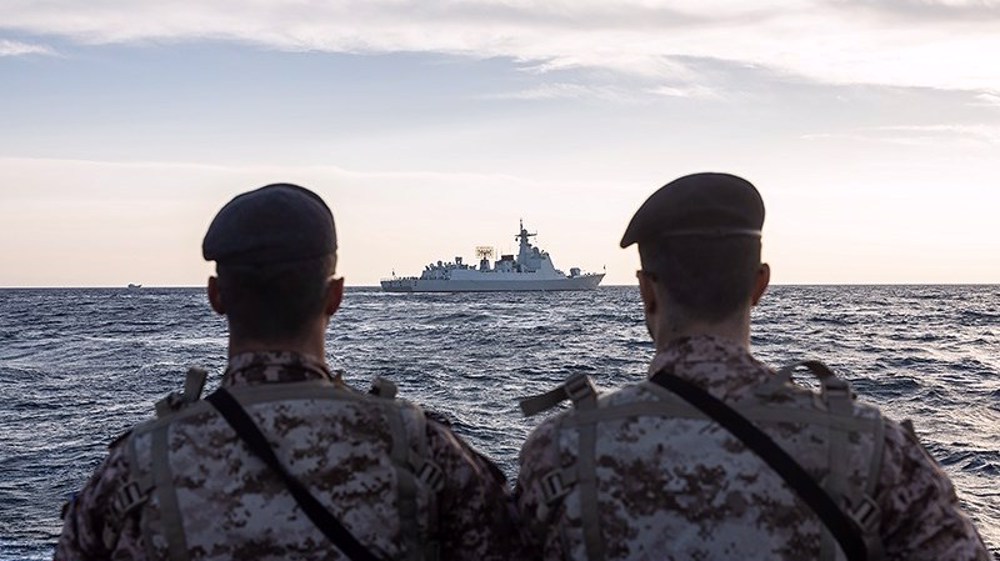 Iran, Russia, China forces destroy aerial targets in joint naval drill