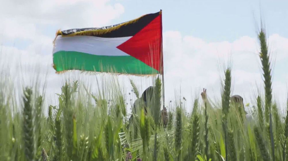 Palestinians demonstrate in Gaza on Land Day anniversary