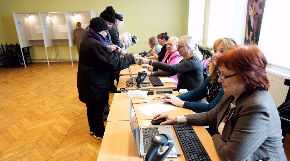 Estonia's prime minister in first place in parliamentary election