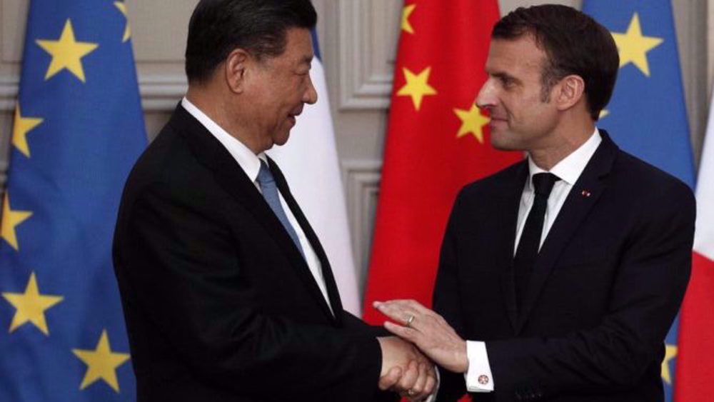 France's Macron arrives in China, with Ukraine, trade on agenda