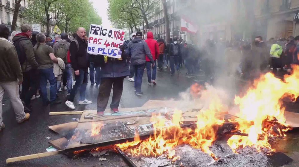 Mass arrests, major violence on May Day in Paris