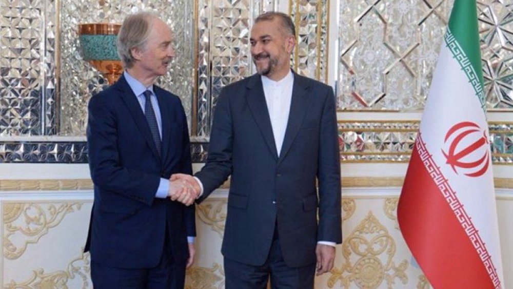 Iran’s Amir-Abdollahian, UN special envoy exchange views on Syria 