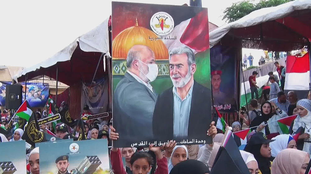 Palestinian factions in Syria celebrate recent victory in Gaza