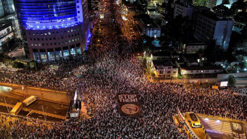 Demonstrators swarm streets for 20th straight week in protest against Israel’s extremist cabinet