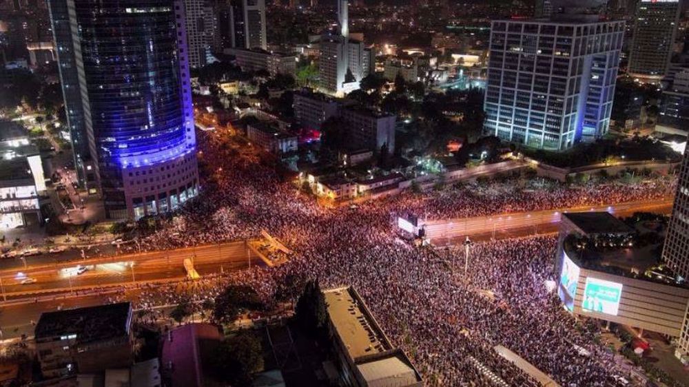 Thousands-strong protests held for 21st week against Netanyahu’s far-right cabinet