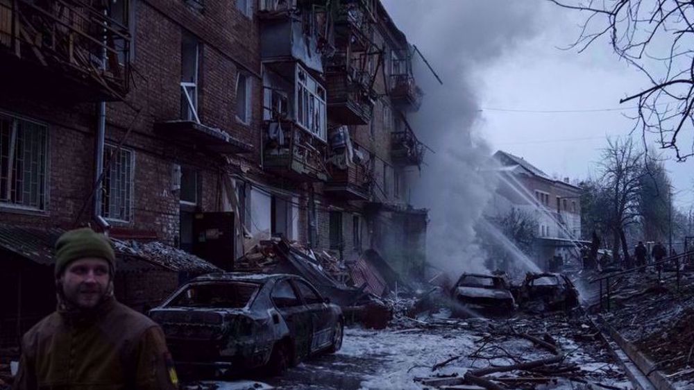 Russia launches ‘largest drone strike’ yet on Ukrainian capital 