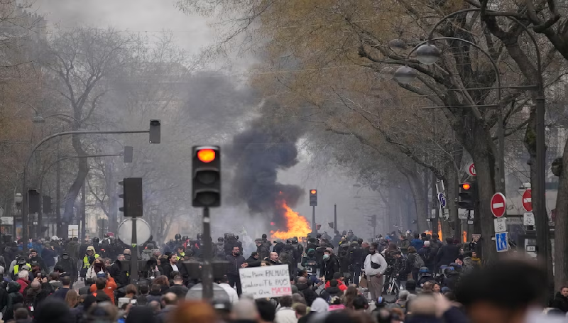 May Day discontent in Europe