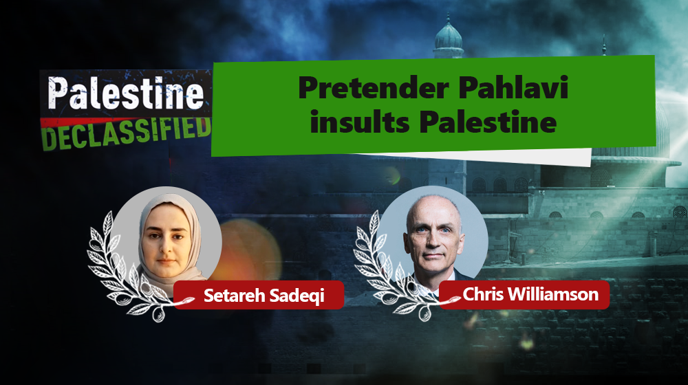 Pretender Pahlavi insults Palestine 