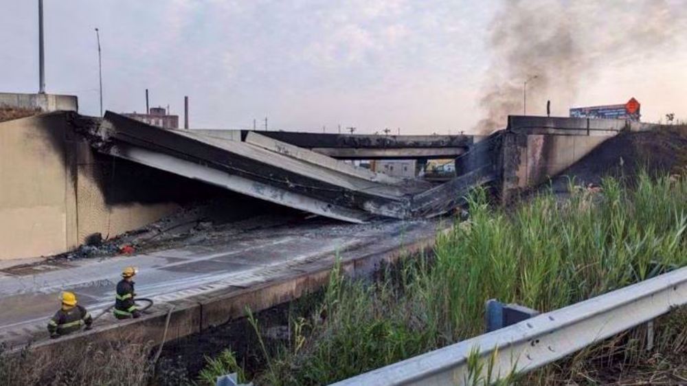 Philadelphia highway collapses after gasoline tanker engulfed by fire