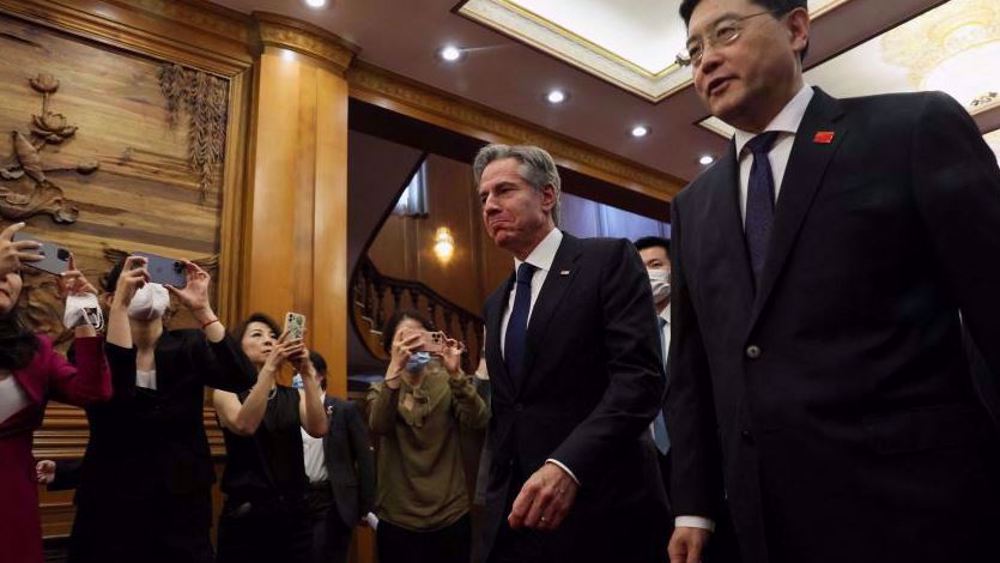 Pékin transmet ses "exigences claires" au secrétaire d'État américain