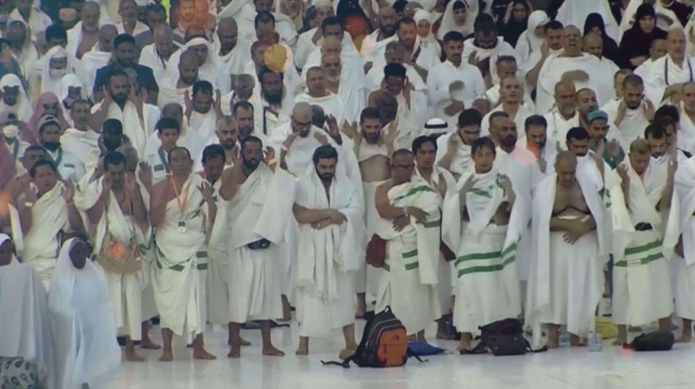 Muslims celebrate Eid al-Adha or Feast of Sacrifice