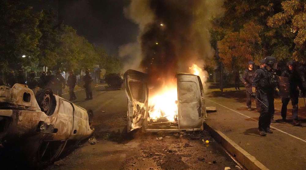 France police killing: Macron holds crisis meeting as angry protests rage on 