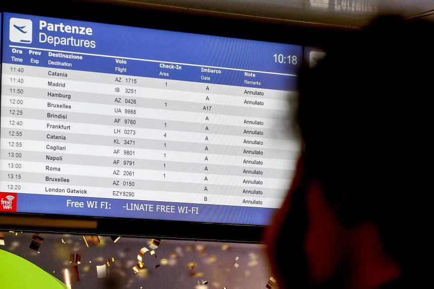 European airline workers wage strikes grounding flights, stranding thousands