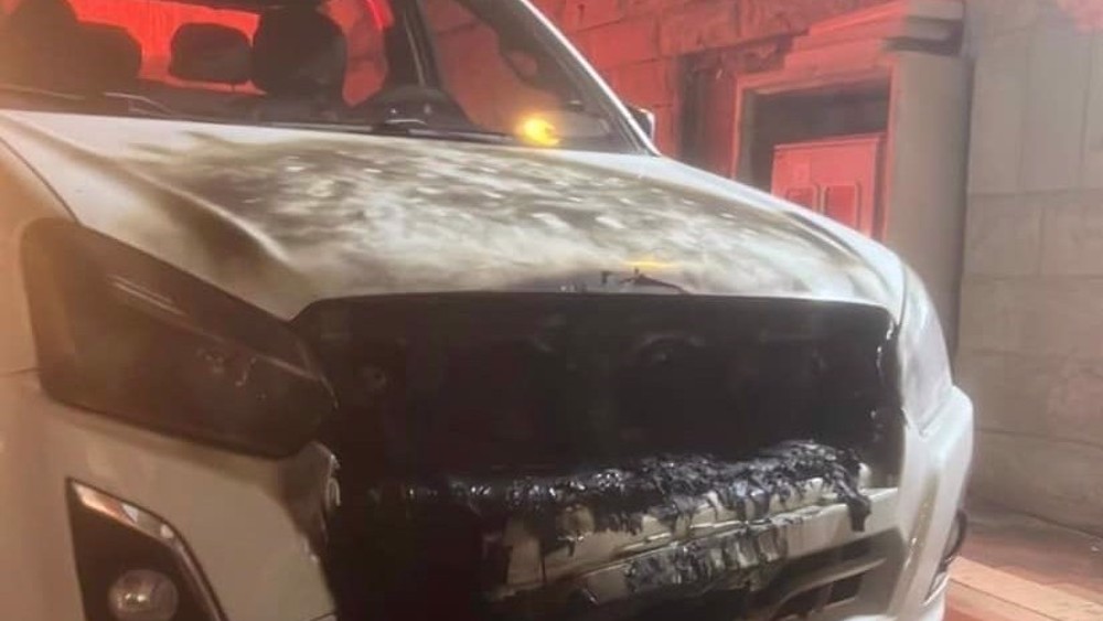 Israeli settlers storm Palestinian villages, burn cars in West Bank