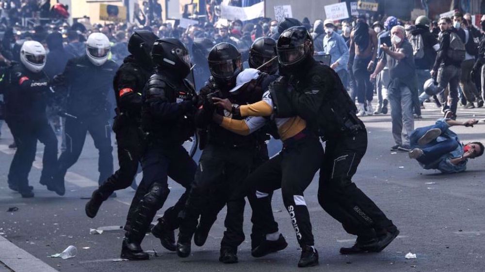 French police nab 700 more in persisting protests as officials claim ebbing unrest 