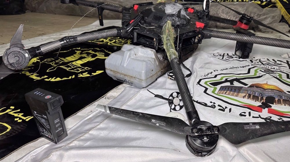 Palestinian resistance forces down Israeli quadcopter over West Bank